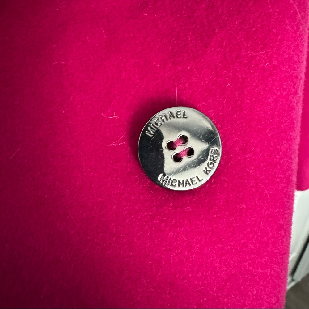 MICHAEL Michael Kors • Coat • Pink • Wool Blend • XL • Fall Winter • Belt - Picture 6 of 14